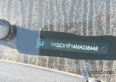 2021 Honda Accord Lx из США, поврежденный, VIN 1HGCV1F14MA038448